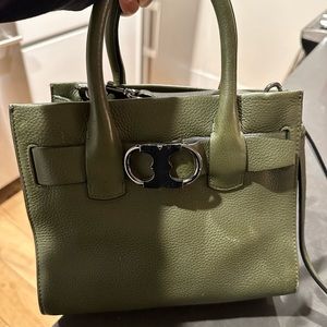 Tory Burch Olive Gemini Crossbody Bag